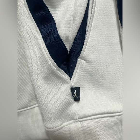 JORDAN MENS WHITE TRACK JACKET WITH RED JUMPMAN LOGO SIZE XL, - Picture 6 of 10